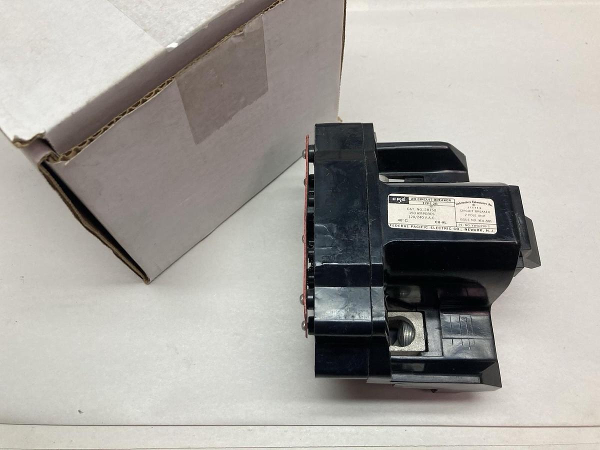 Used FPE,Type 2B,Circuit Breaker 150A 120/240Vac 2-Pole Unit