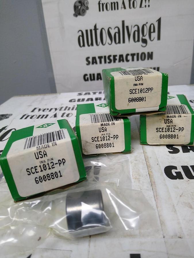 Used INA,SCE1012-PP,Needle Roller Bearing Lot of 4 NOS