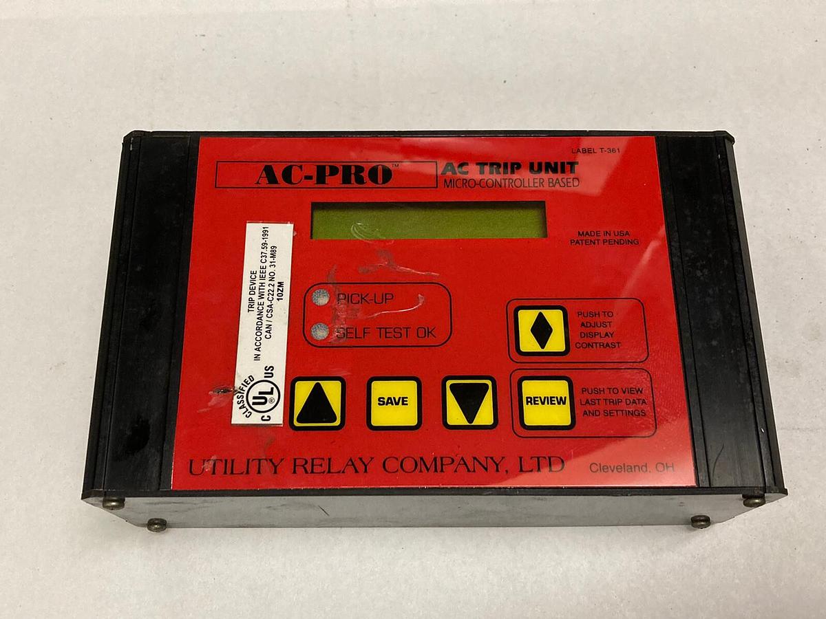 Used AC-PRO,T-361,AC Trip Micro-Controller Unit