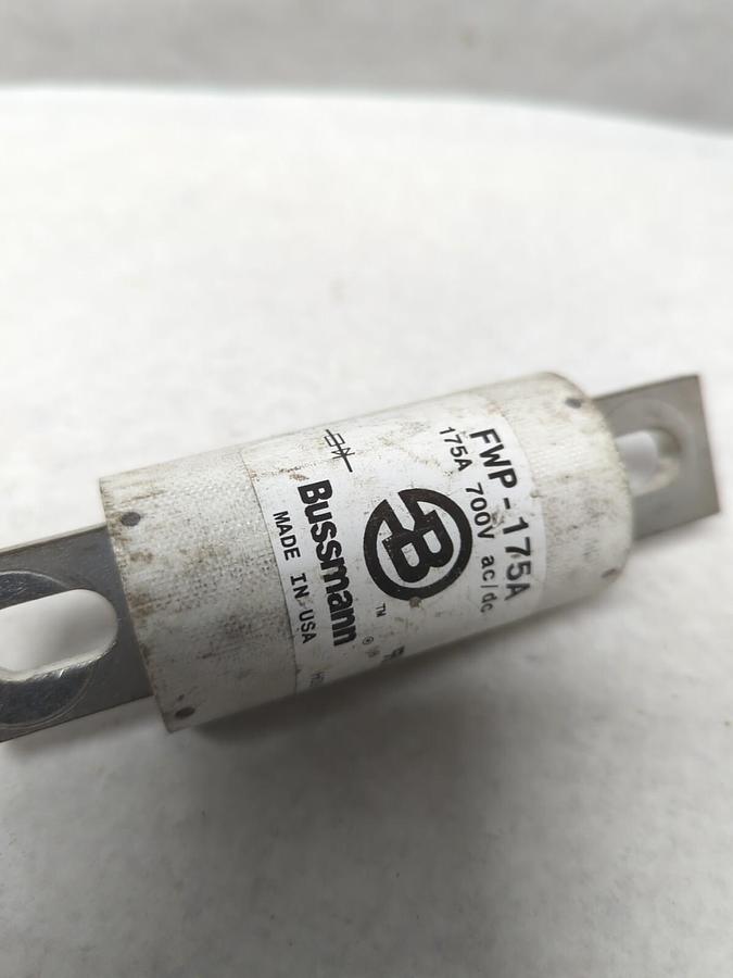 Used COOPER BUSSMANN,FWP-175A,SEMI-CONDUCTOR 175 AMP FUSE PRE-OWNED