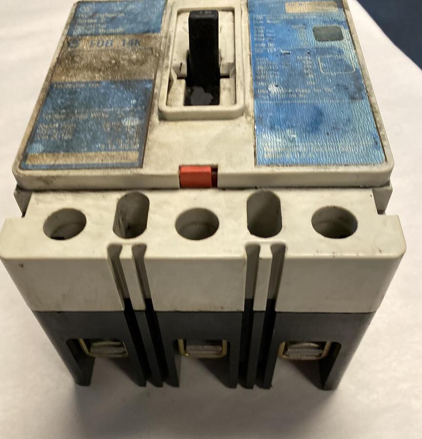Used Westinghouse,FDB3015,Circuit Breaker 15AMP 600V 3 Pole