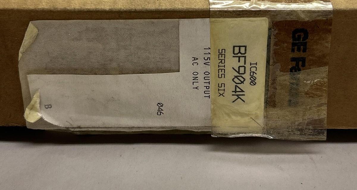 Used GE FANUC,IC600BF904K,OUTPUT MODULE NEW