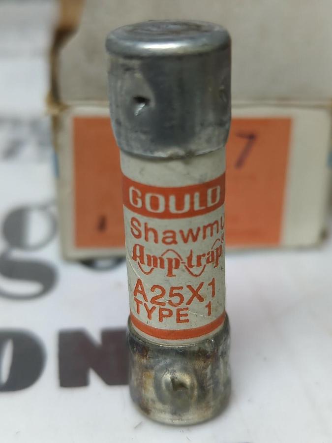 GOULD SHAWMUT,A25X1,AMP-TRAP FUSES BOX OF 7 NOS