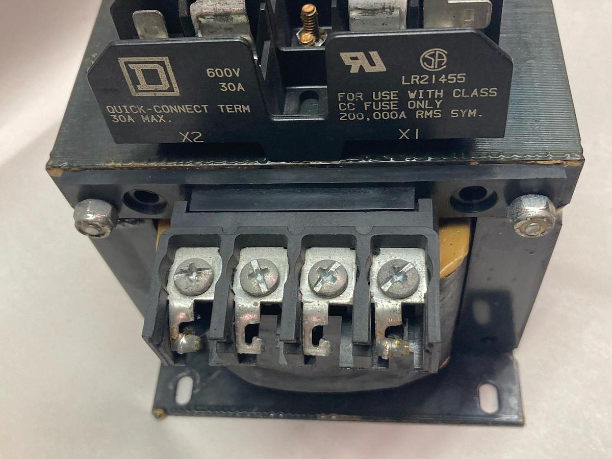Used Square D,9070TF500D1,Control Transformer 50/60Hz 0.5/0.3kVA