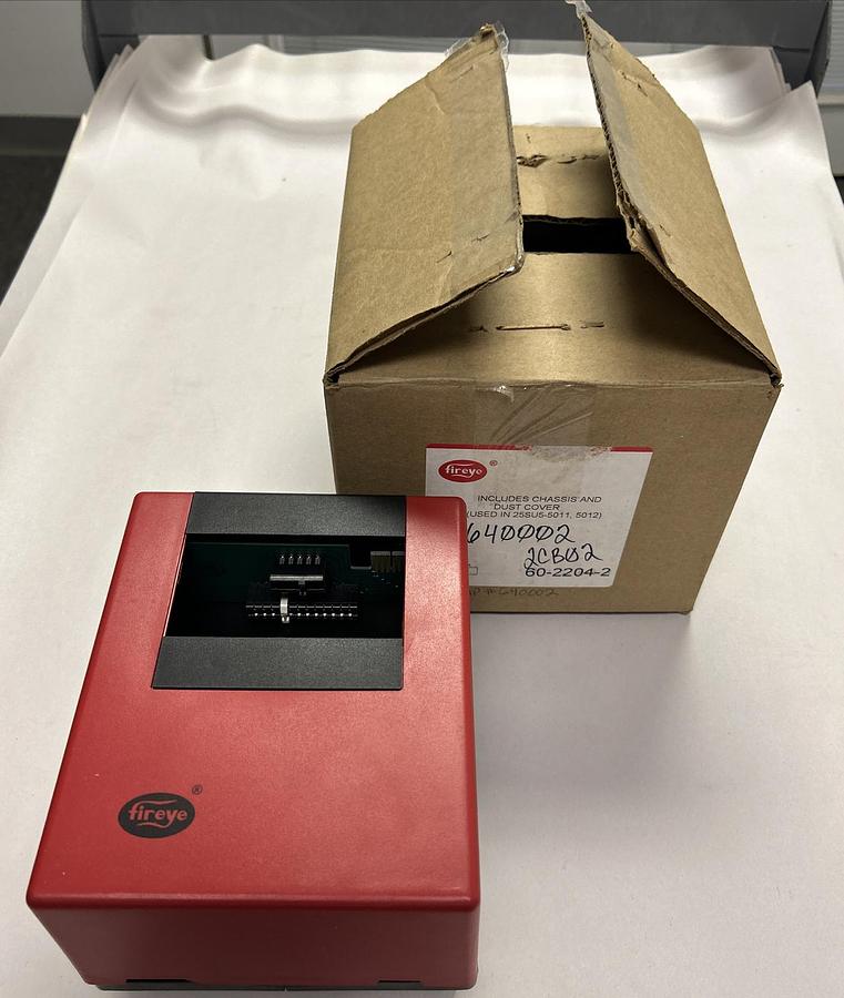 Used FIREYE,60-2204-2,CHASSIS W/ DUST COVER NEW