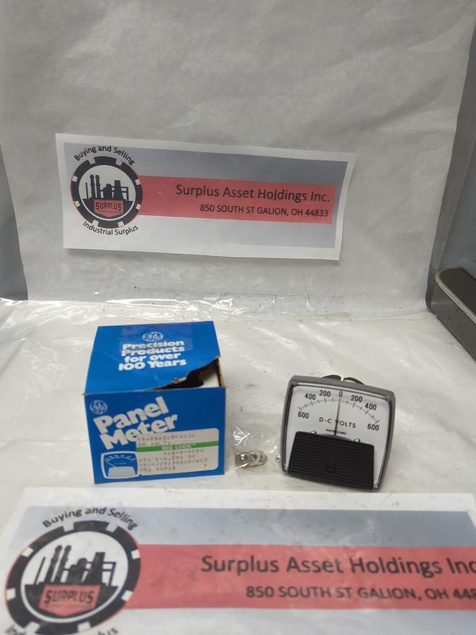 GE,50-250205FASJ1,PANEL METER 600-0-600 D-C VOLTS NOS