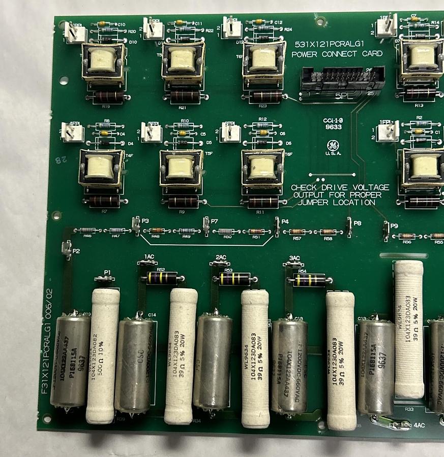 Used GENERAL ELECTRIC,531X121PCRALG1,POWER CONNECT CARD