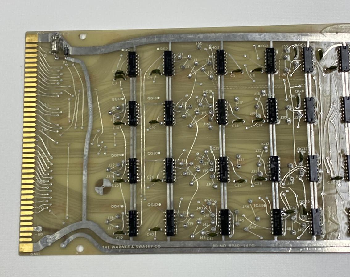 Used WARNER & SWASEY,8940-5447,PC BOARD M-WORD DECODING