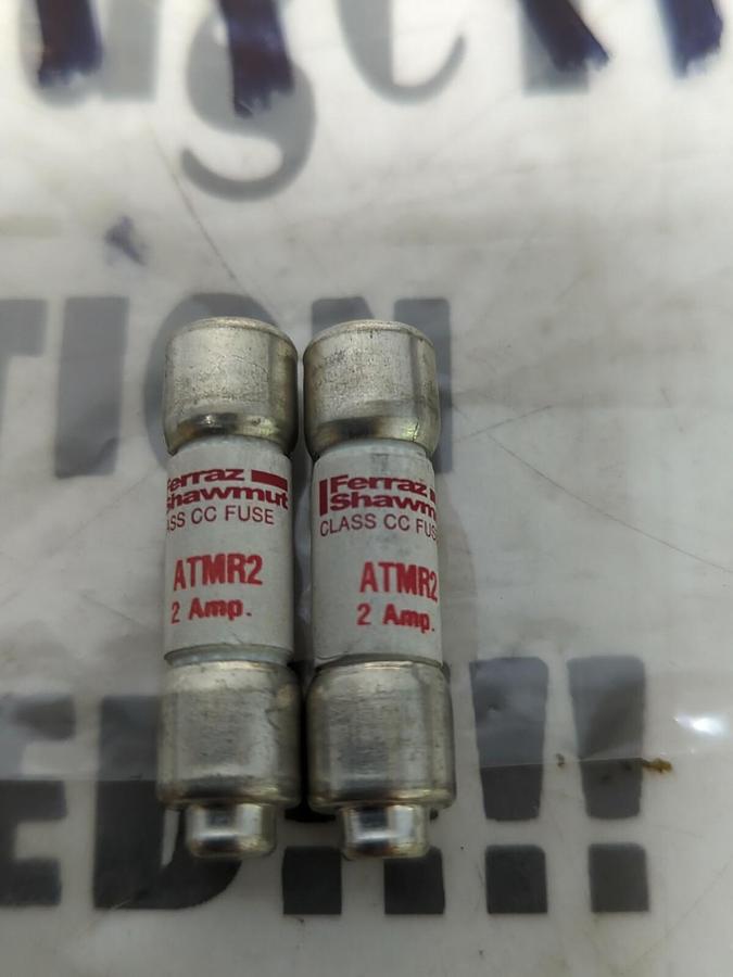 FERRAZ SHAWMUT,ATMR2,CLASS CC FUSE LOT OF 2 NOS