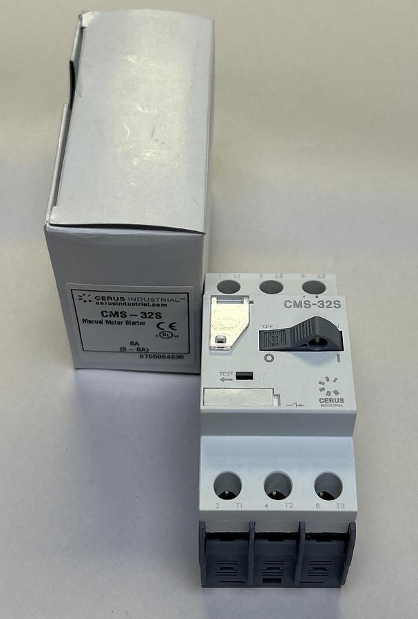 Used CERUS INDUSTRIAL,CMS-32S,MANUAL MOTOR STARTER NEW