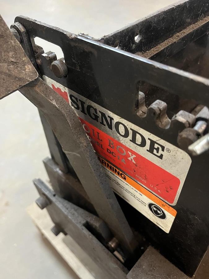 Used SIGNODE,DC1A,STRAPPING COIL BOX