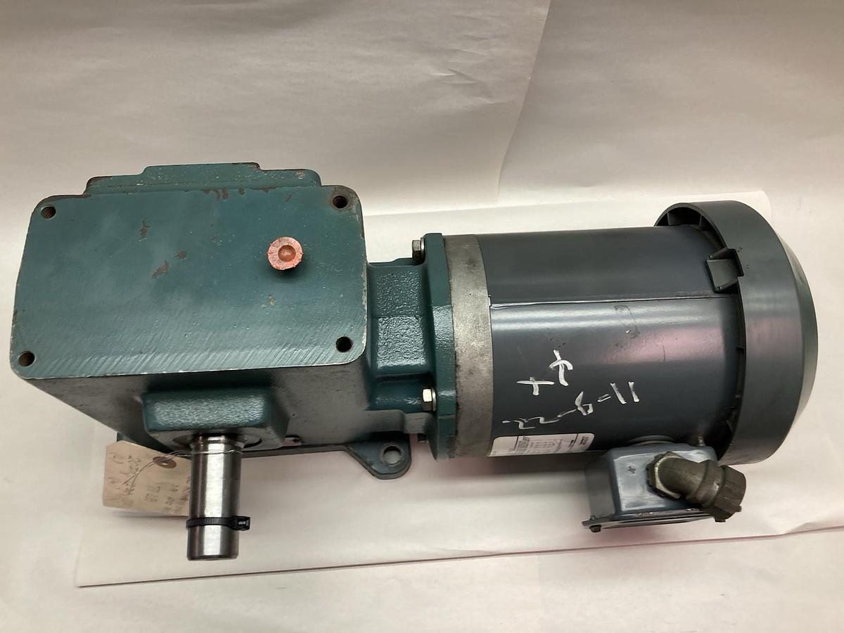 Used Dodge Tigear,MR94762L1,Gear Speed Reducer 1750RPM w/Leeson 1Hp Motor