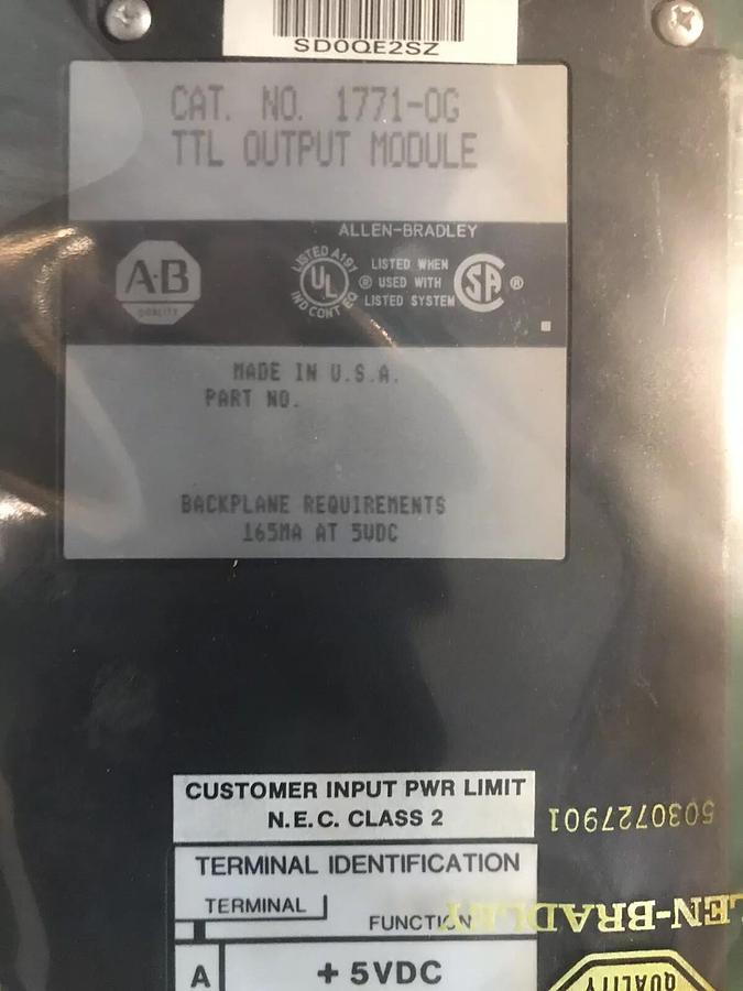 Allen Bradley,1771-0G,Output Module