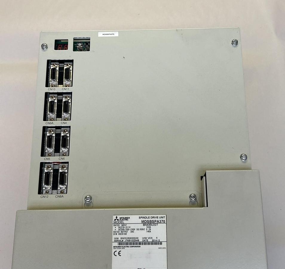 Used MITSUBISHI,MDSBSPA370,SPINDLE DRIVE UNIT