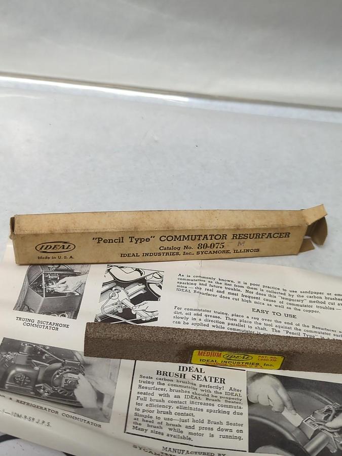 Used IDEAL,80-075,PENCIL TYPE COMMUTATOR RESURFACER GRADE M NOS