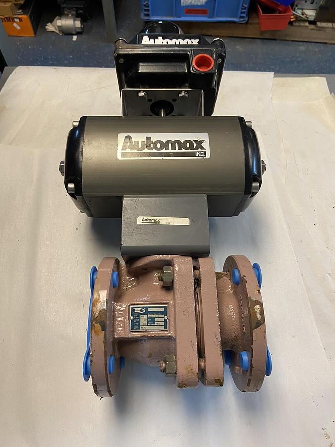 AutoMax,SNA100SQ7 FCW,Actuator with Duriron AKH3 2 INCH Valve