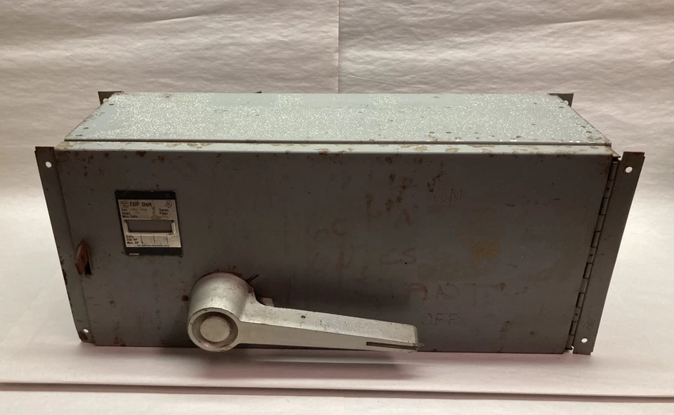 Used Westinghouse,FDPS-364R,3-Pole Fusible Panel 200A Ser B 600VAC