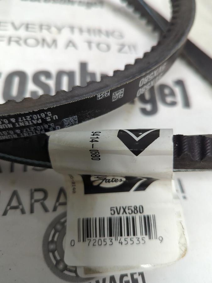 GATES,5VX580,SUPER HC NOTCH V-BELT NOS