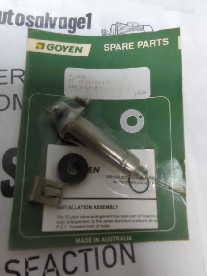 Used GOYEN,M1160B,DC SOLENOID KIT 5D2 & CA-B