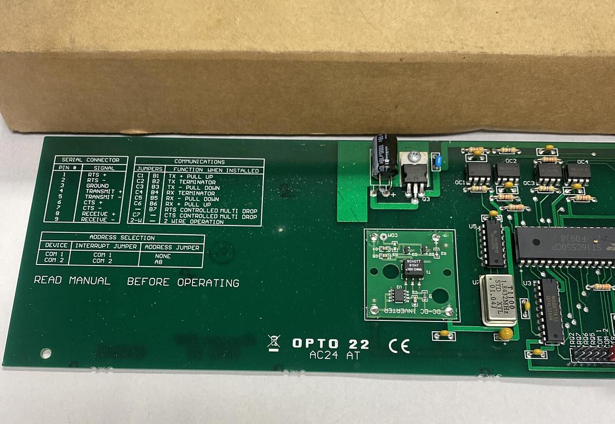 OPTO 22,AC24AT,COMPUTER INTERFACE CARD NOS
