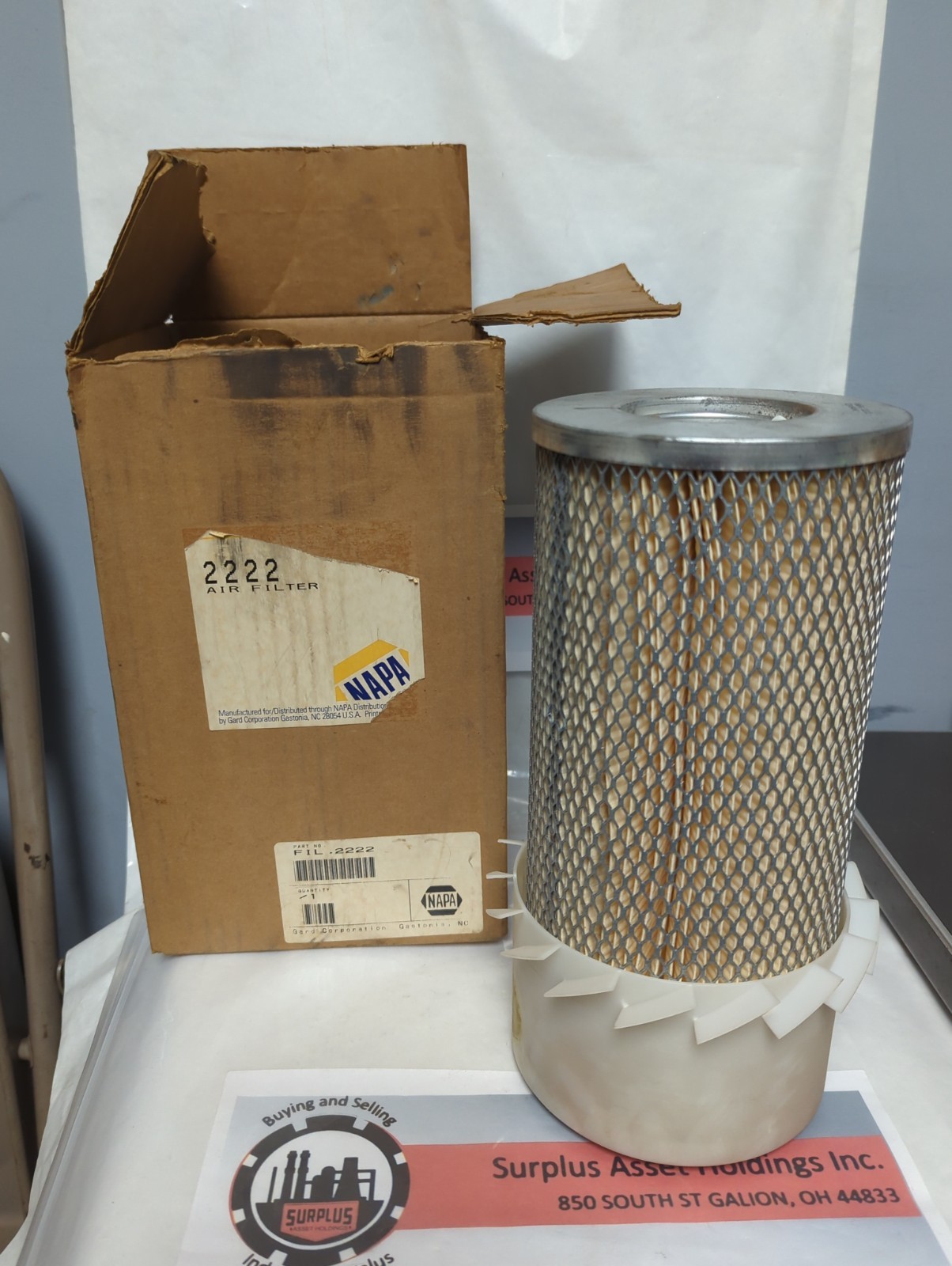 NAPPA,2222,REPLACEMENT AIR FILTER NOS