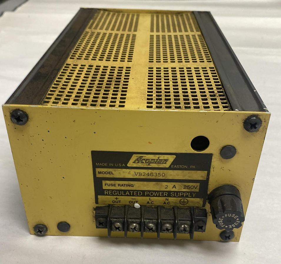 Used ACOPIAN,VB24G350,POWER SUPPLY 250V 2A
