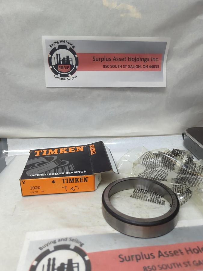 TIMKEN,3920,ROLLER BEARING CUP NOS