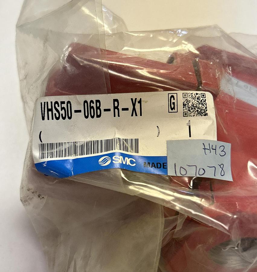 Used SMC,VHS50-06B-R-X1,PRESSURE RELIEF VALVE NEW