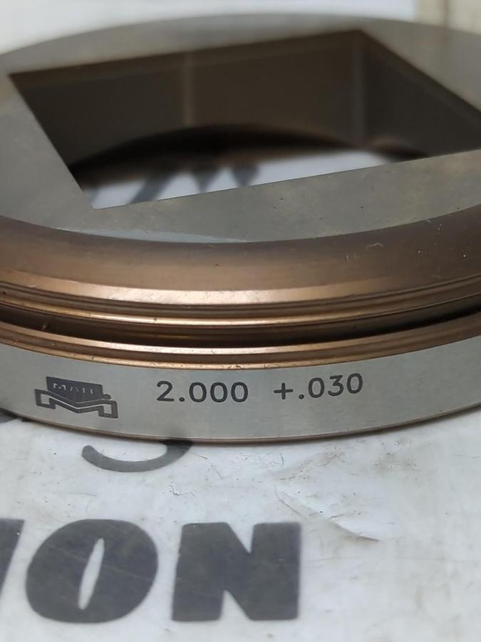 MATE,2.00+.030,SQUARE HOLE PUNCH PRESS TOOL NOS