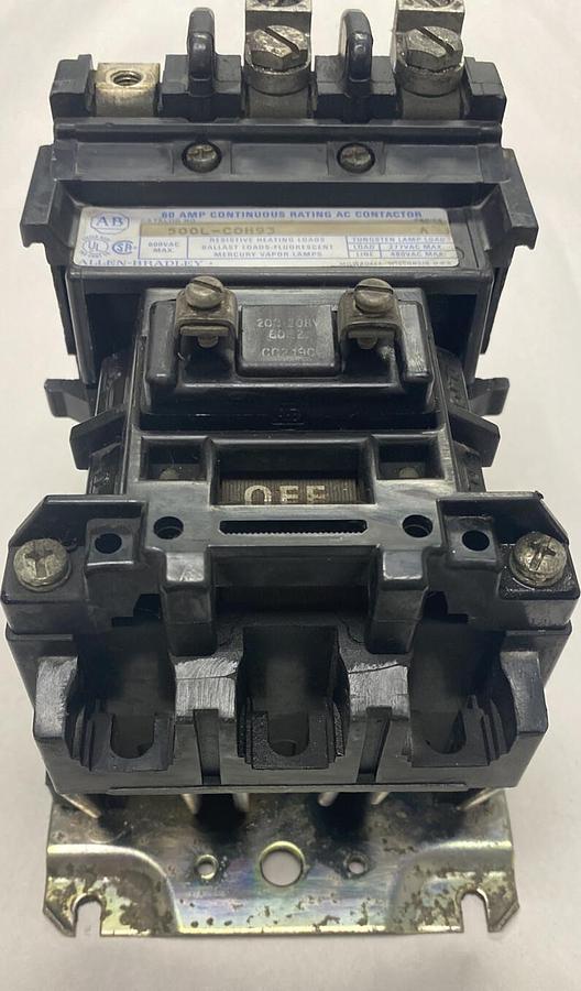 Used Allen-Bradley,500L-C0H93,Series A Contactor 60A 600V