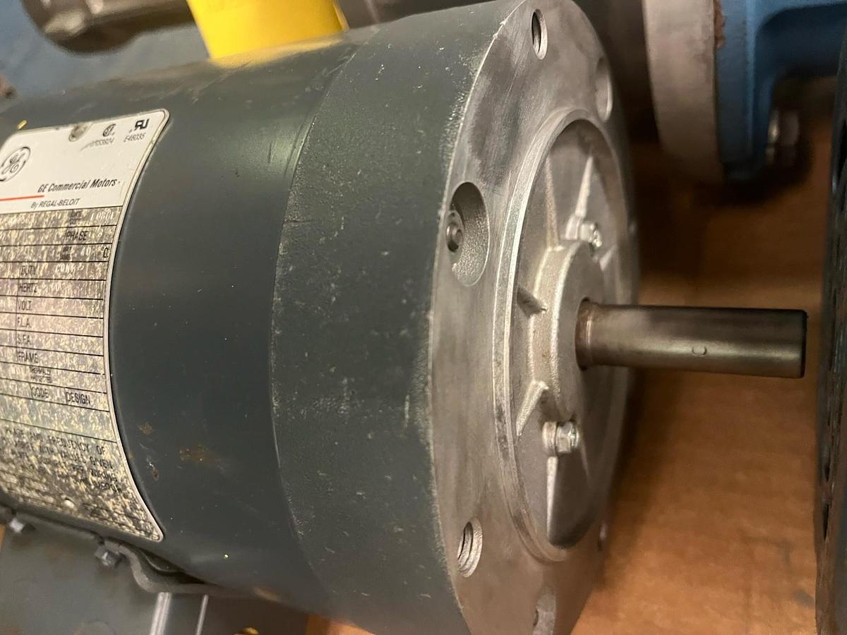 Used GE,K457,BRAKE MOTOR 1/2HP 1725RPM 3PH 56C 5K49KN4563B