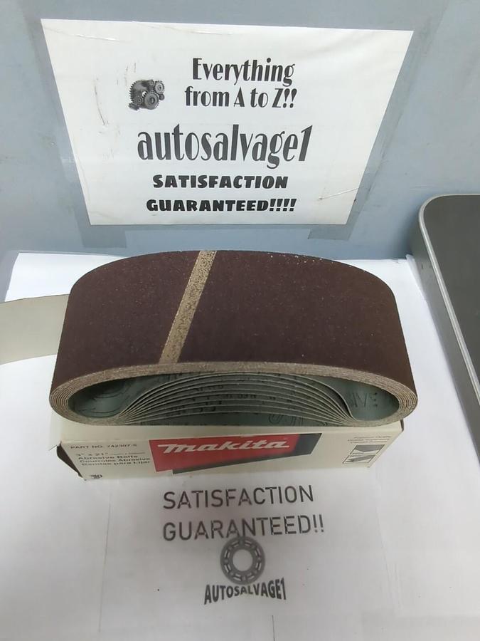 MAKITA,742307-5,ABRASIVE BELTS  10-PK  60 GRIT 3 INCH X 21 INCH NOS