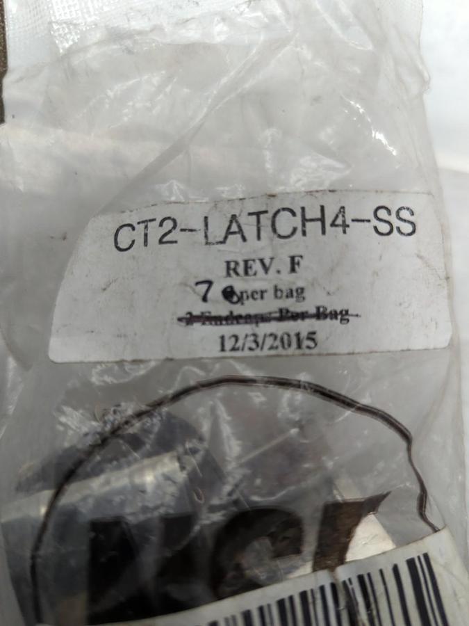 SCIENTIFIC LIGHTING PRODUCTS,CT2-LATCH4-SS,REV. F CT2 LATCHES LOT OF 31 NOS