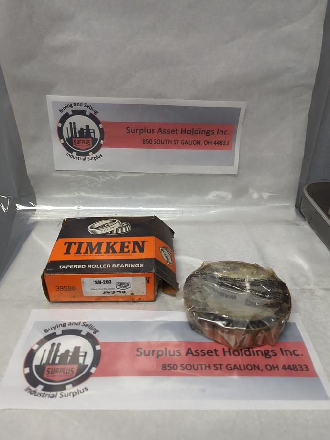 TIMKEN,39590,ROLLER BEARING CONE NOS