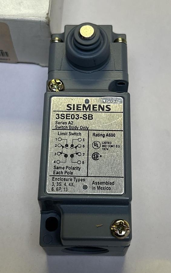 SIEMENS,3SE03-BR1,ROTARY LIMIT SWITCH NEW