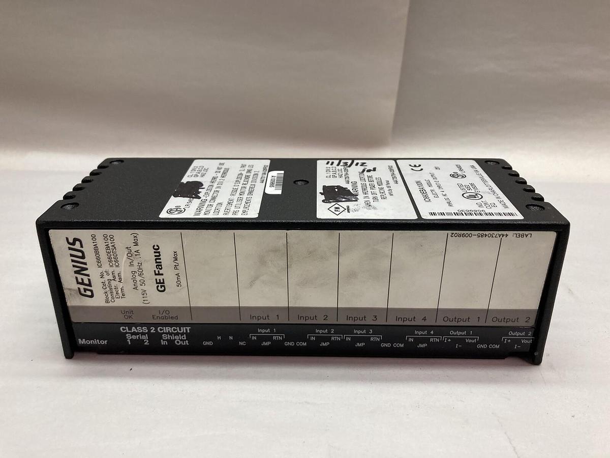 Used Fanuc,IC660BBA100, Genius Block I/O Module