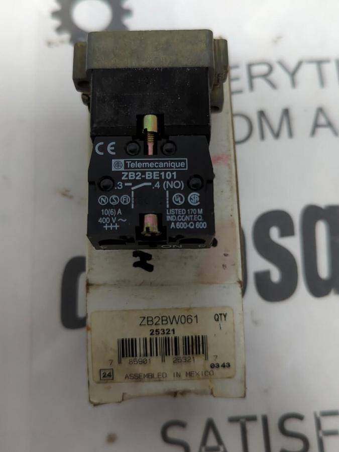 TELEMECANIQUE,ZB2BW061,MODULE WITH CONTACT BLOCK