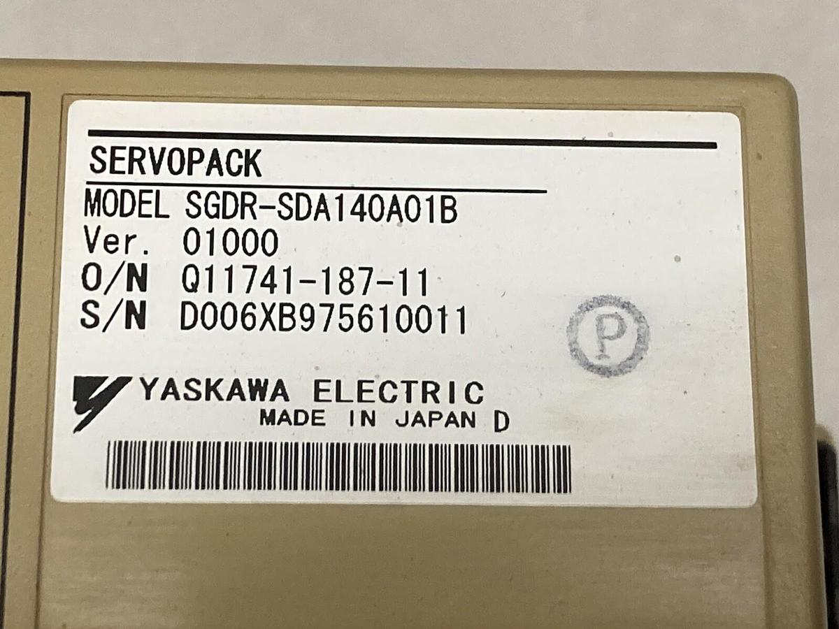 Used Yaskawa,SGDR-SDA140A01B,Servopack