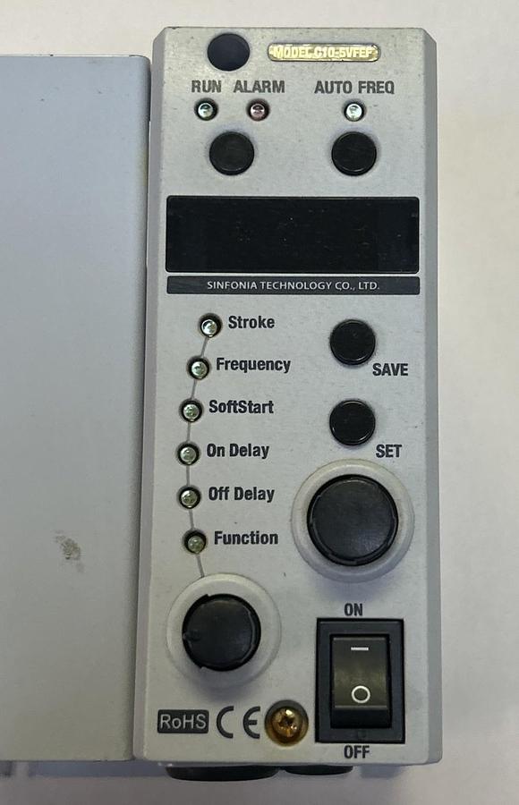 Used SINFONIA TECHNOLOGY,C10-5VFEF,PART FEEDER CONTROLLER