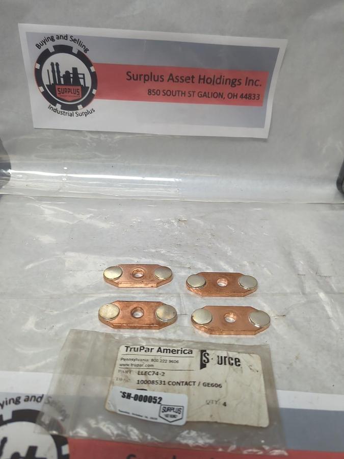 TRUPAR/GE,GE606,CONTACT LOT OF 4 NOS