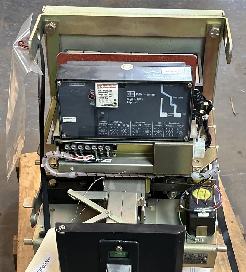 Used WESTINGHOUSE,DB25,AIR CIRCUIT BREAKER 600A 600V REFURBISHED