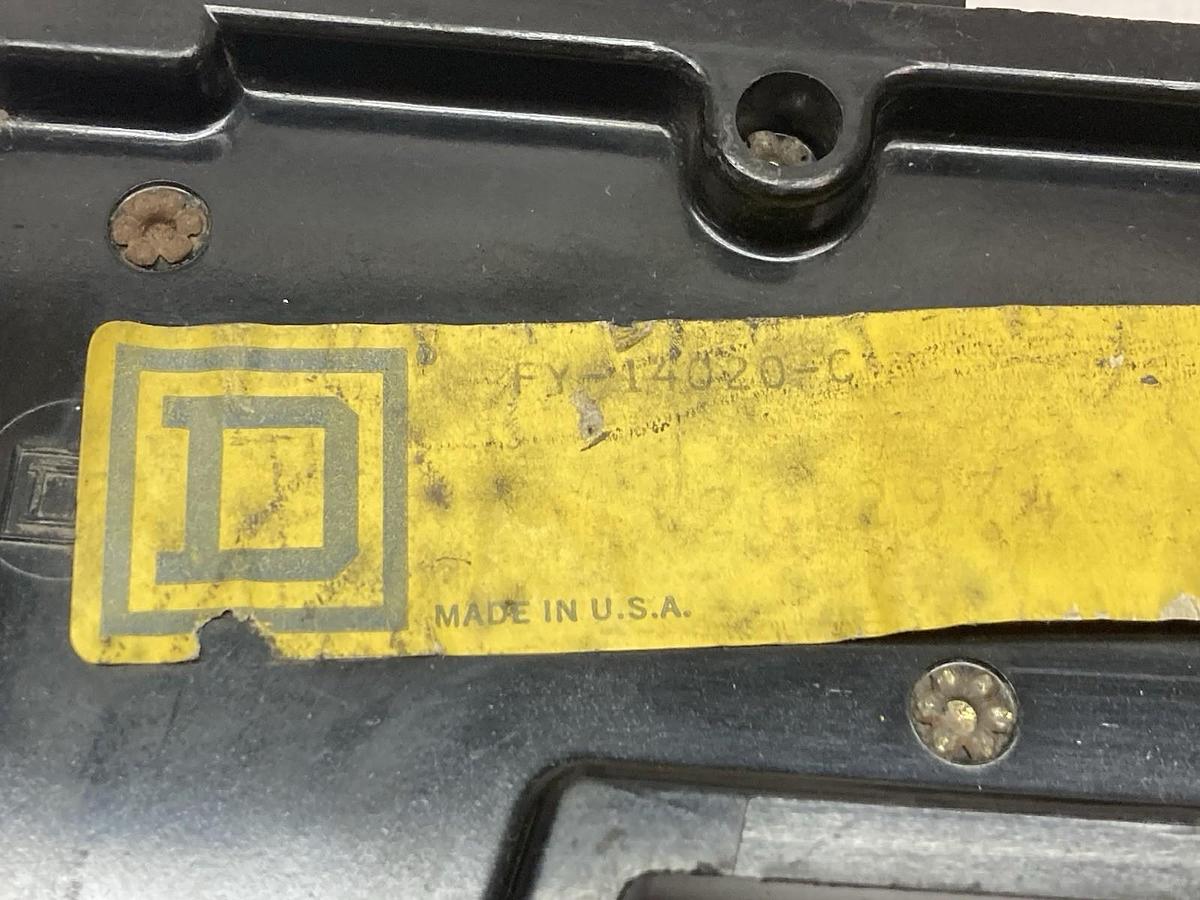 Used Square D,FY-14020-C,I-Line Circuit Breaker 20A 277Vac
