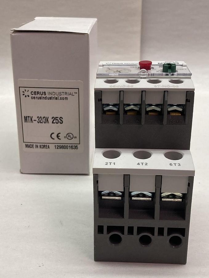 Cerus Industrial,MTK-32/3K 25S,Thermal Overload Relay 50/60Hz