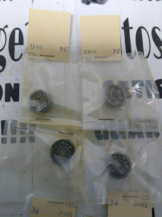 New Departure,#36,Single Row Ball Bearing Lot of 4 NOS