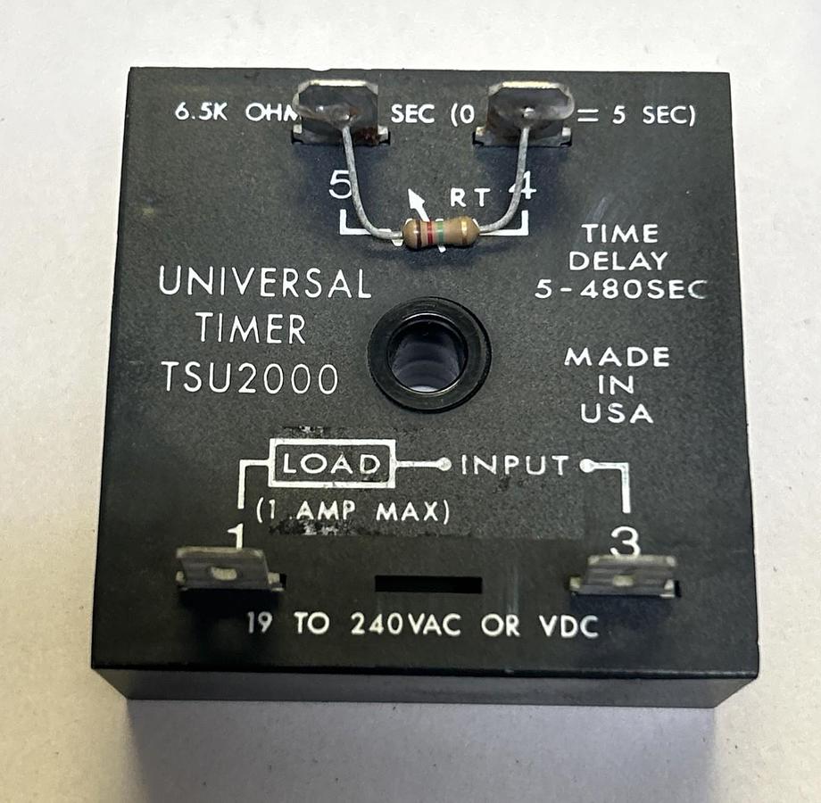 Used SSAC,TSU2000,UNIVERSAL SOLID STATE TIMER 5-480 SEC LOT OF 2