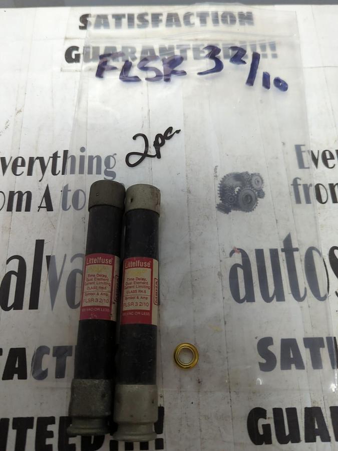 LITTELFUSE,FLSR 3-2/10,DUAL-ELEMENT 3-2/10 AMP FUSES  LOT OF 2 NOS