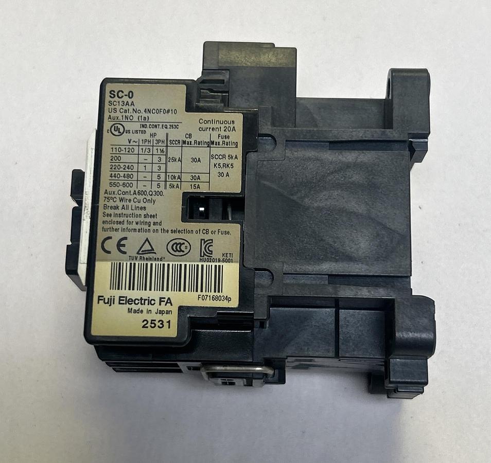 FUJI ELECTRIC,SC13AA,CONTACTOR NOS