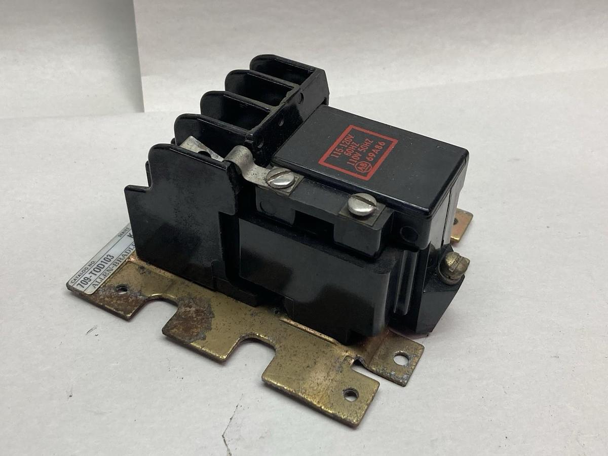 Used Allen-Bradley,709-TOD103,Motor Starter Ser K Size 00