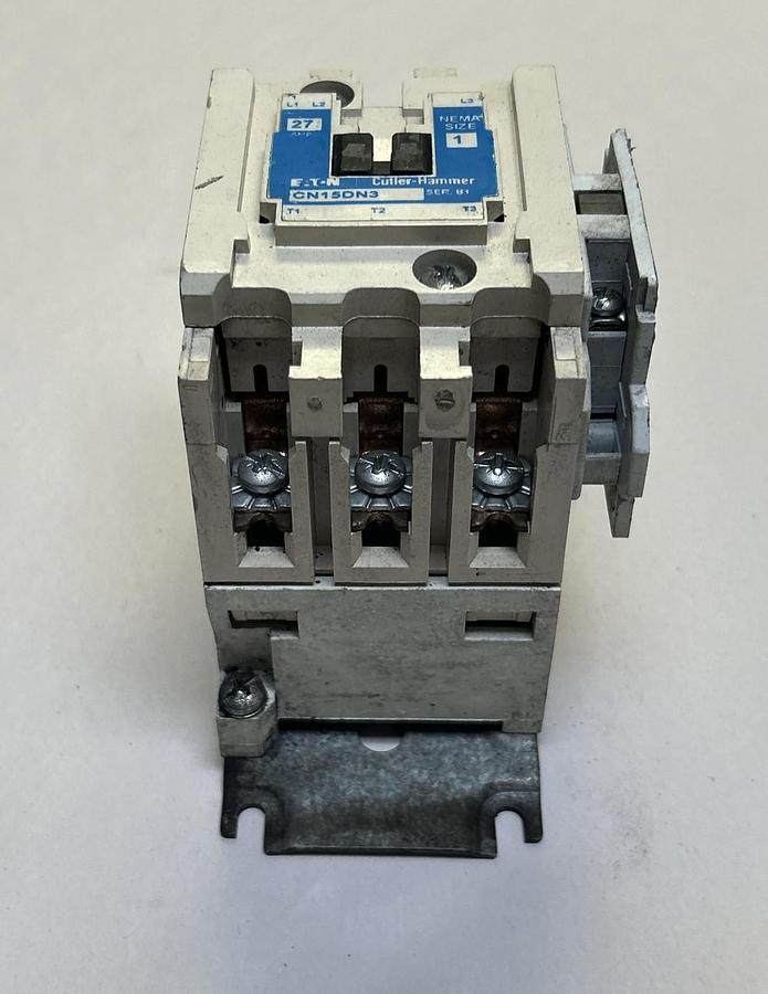 Used EATON CUTLER-HAMMER,CN15DN3,CONTACTOR SIZE 1