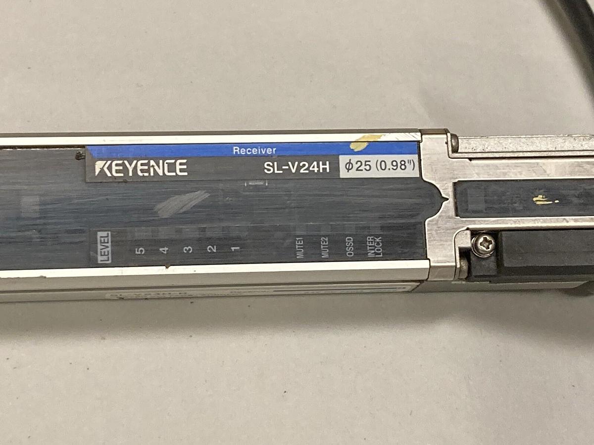 Used Keyence,SL-V24H-R,Type 4 Light Curtain Receiver